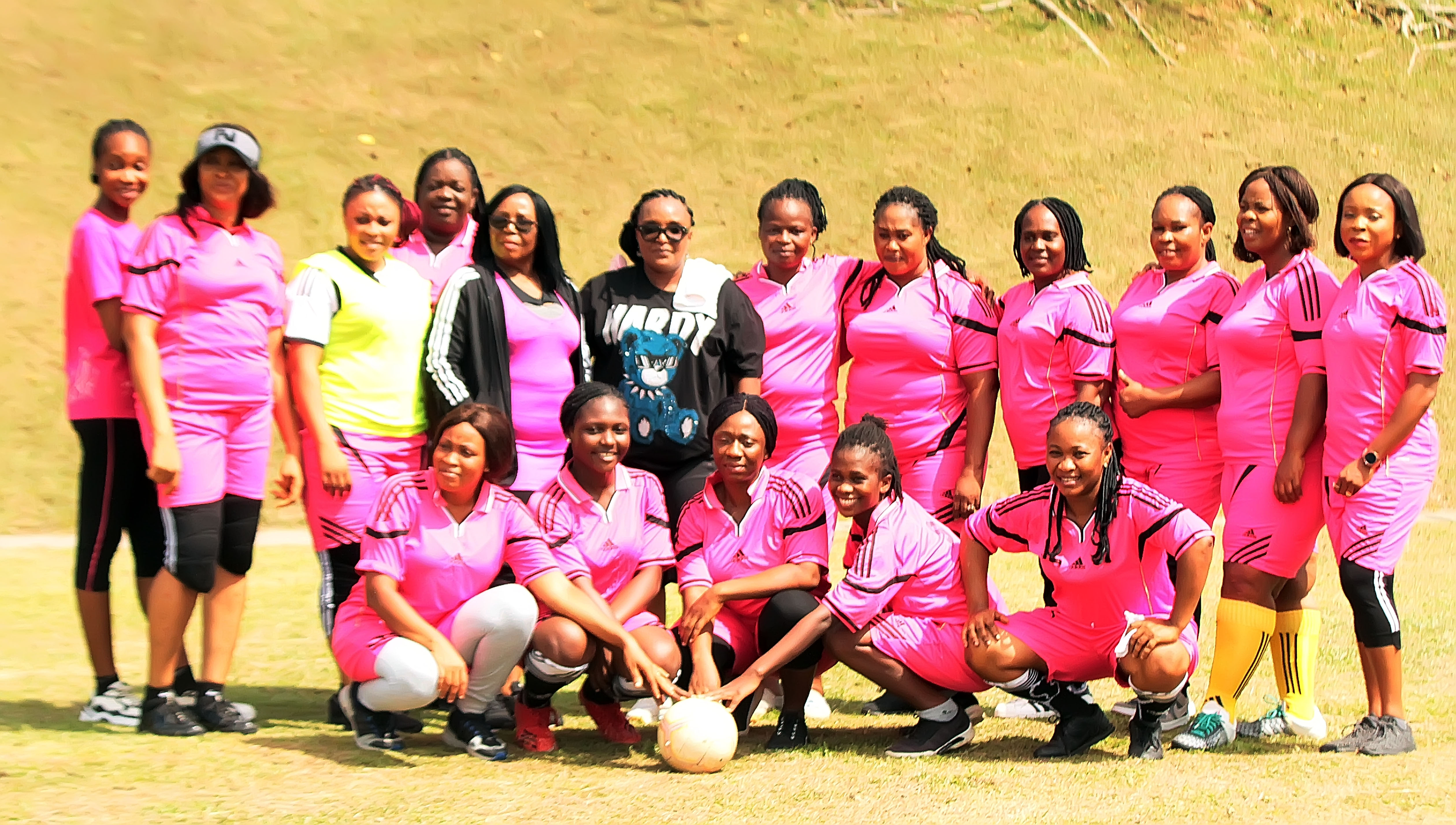 A teacher-student football match at Pegasus schools