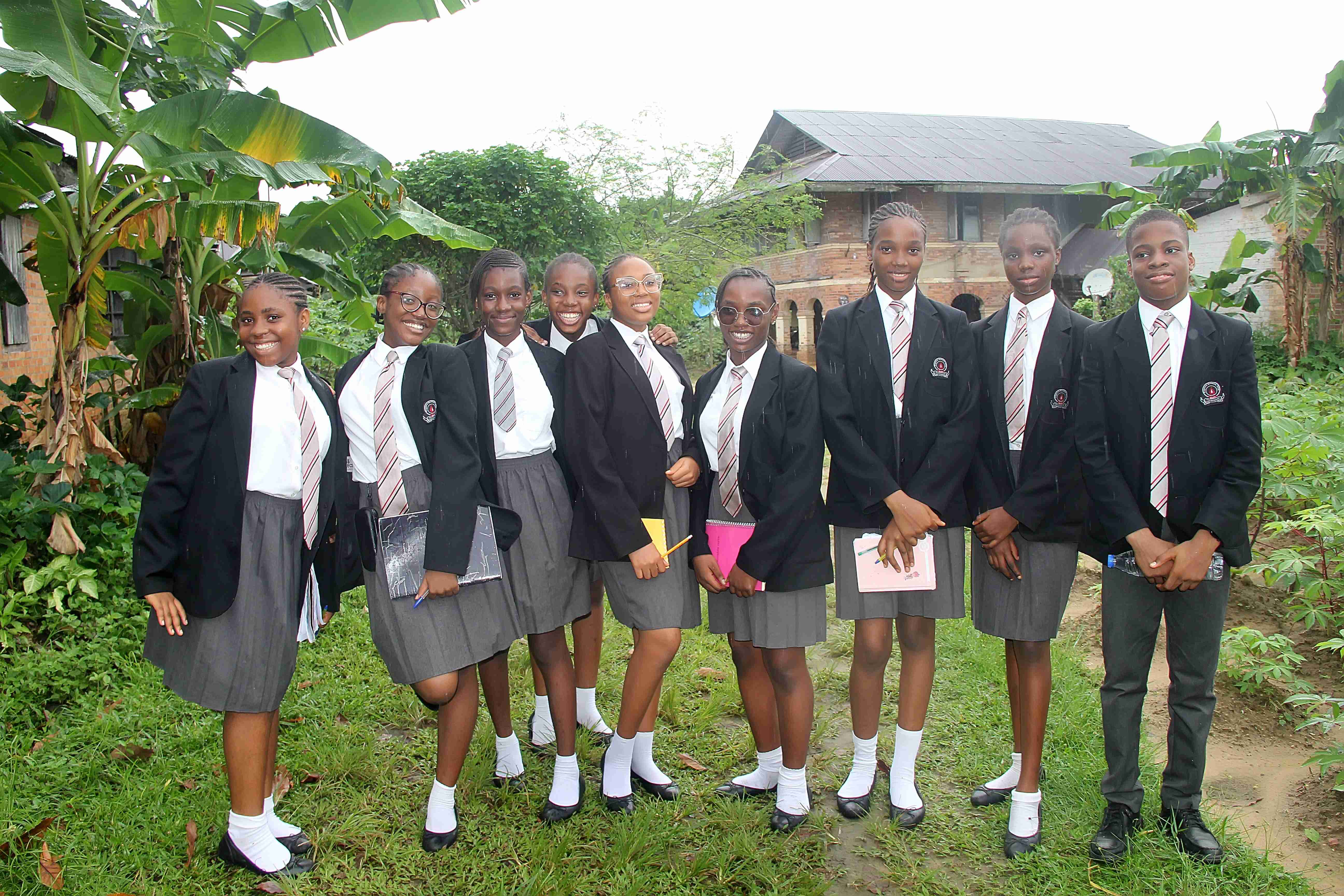 Pupils and Students visited Lord Lugard's residence in Ikot Abasi.